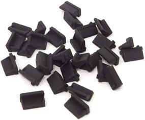 img 4 attached to Honbay 30PCS Black Rubber Protector