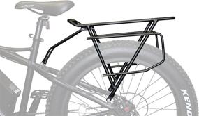 img 4 attached to 🚲 Black Rambo Bikes R150: Extra Large Cargo/Luggage Rear Bike Rack