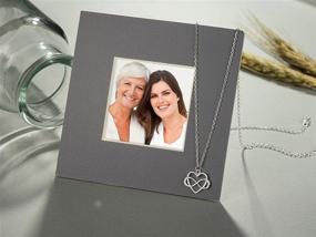 img 1 attached to 👩 RareLove Mother & Daughter 925 Sterling Silver Infinity Heart Necklaces - Mom Necklace from Daughter, Mom Gifts for Mother's Day, Best Birthday Gift Ideas