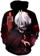 coriresha japanese kaneki hoodie sweatshirt boys' clothing for fashion hoodies & sweatshirts logo