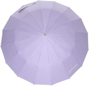 img 1 attached to Junhuayan Artisans Ветрозащитный зонт Алюминий Стекловолокно