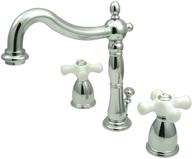 💎 luxurious kingston brass kb1971px widespread porcelain faucet: timeless elegance for your home logo
