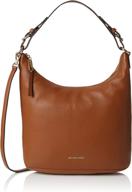 👜 michael michael kors women's leather hobo bag luggage: stylish and spacious! logo