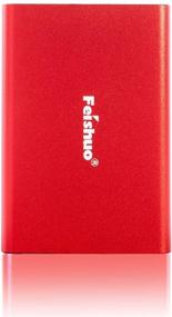 img 4 attached to 💾 FEISHUO 1TB Portable External Hard Drive - USB 3.0 HDD for PC, Mac, Windows, Linux, Android OS (Red)