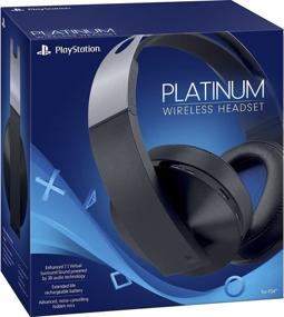 img 1 attached to 🎮 Immerse in Gaming with Sony Playstation Platinum Wireless Headset - 7.1 Surround Sound for PS4