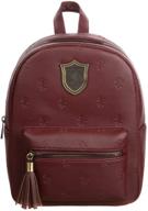 potter hogwarts gryffindor leather backpack logo