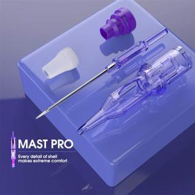 img 1 attached to 🖋️ Mast Pro Cartridge Tattoo Needles Disposable: 20Pcs of One Box, Standard Size Round Liner 1203RL - Premium Quality Tattooing Needles!