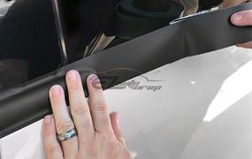 img 2 attached to Avery Dennison Satin Black Vinyl Wrap Kit For Black Out Chrome Delete Window Trim Door Trim 2&#34