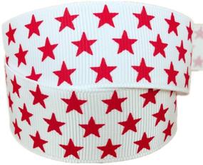 img 2 attached to Yards Patriotic Printed Grosgrain Ribbon