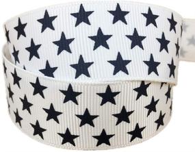 img 1 attached to Yards Patriotic Printed Grosgrain Ribbon