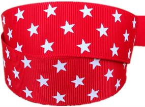 img 3 attached to Yards Patriotic Printed Grosgrain Ribbon