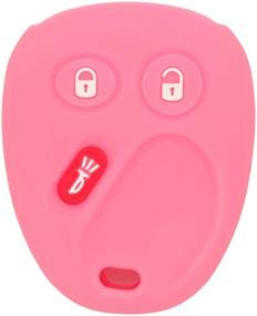 img 3 attached to 🔑 SEGADEN Silicone Cover: Premium Pink Case for Chevrolet GMC Cadillac Hummer Saturn Pontiac 3 Button Remote Key Fob CV4610