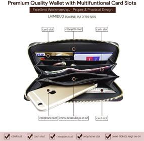 img 2 attached to 👜 Spacious, Anti-Theft Unisex Wallet: Versatile Billfold for Women's Handbags & Wallets