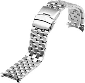 img 3 attached to Kai Tian Stainless Deployment Bracelets: Elegant and Durable Wrist Accessories