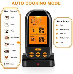 img 3 attached to Thermometer Instant Digital Stainless Grilling