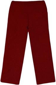 img 2 attached to 👖✨ Durable Girls' School Uniform Pants & Capris: Bienzoe School Uniforms for Long-lasting Comfort and Adjustability