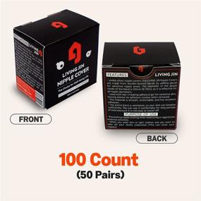 img 3 attached to 🏃 LIVING JIN Nipple Protector - 50 Pairs Value Pack: Anti-Chafing Nipple Covers for Runners, Nipple Tape & Stickers with Adhesive Bandage