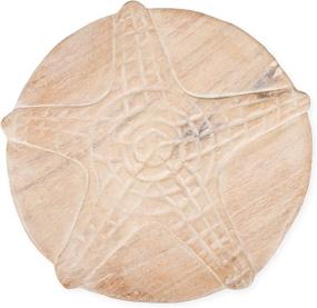 img 2 attached to Starfish Whitewash Design Hardwood Decoration