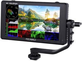 img 4 attached to FEELWORLD LUT6: High Brightness 6 Inch HDR DSLR Camera Monitor with Touch Screen, 3D LUT, Waveform, VectorScope, Histogram, and 4K HDMI I/O - 1920X1080 IPS Panel