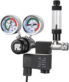 img 4 attached to 🐠 FZONE Aquarium CO2 Regulator with Dual Gauge Display, Bubble Counter, Check Valve and DC Solenoid for Plant Grow DIY CO2 System CGA320 Side Open Cylinder