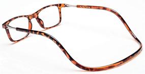 img 3 attached to Click Magnetic Reading Glasses Tortoise05 Vision Care