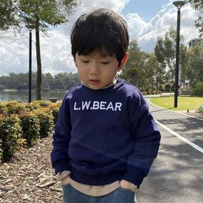 img 3 attached to 👕 Trendy Toddler Hoodies: Sweatshirt Pullovers for Boys' Clothing