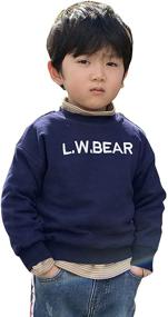 img 4 attached to 👕 Trendy Toddler Hoodies: Sweatshirt Pullovers for Boys' Clothing