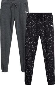 img 4 attached to Hind Girls Sweatpants: Stylish & Functional Activewear for Girls