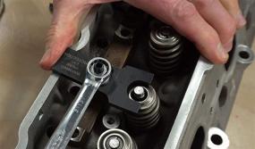 img 2 attached to 🔧 Lisle 16560 Valve Spring Compressor: Ideal Tool for GM LS Engines