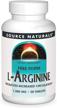source naturals l arginine free form circulation sports nutrition logo