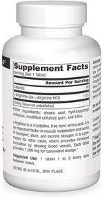 img 2 attached to Source Naturals L Arginine Free Form Circulation Sports Nutrition