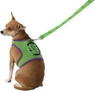 🐾 powerful pet control: rubies marvel classic universe the incredible hulk pet leash and harness logo