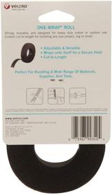 img 3 attached to VELCRO Brand ONE-WRAP Roll - Double-Sided Multi-Purpose Hook and Loop Tape, Self Gripping & Reusable, 12ft x 3/4in - Black