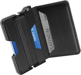 img 1 attached to Capacity Blocking Minimalist Wallet for Men - Essential Men's Accessories