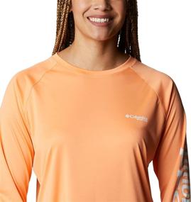 img 1 attached to 🐟 Columbia Women's PFG Tidal Tee II, Long Sleeve Fishing Shirt with UPF 50