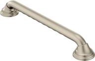 🚿 moen lr8716d3bn: stylish 16-inch home care bath safety grab bar - concealed screws, brushed nickel finish logo