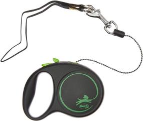 img 1 attached to Flexi Black Design Cord Green Dogs