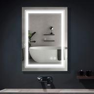 🪞 fralimk 20"x 28" dimmable led vanity mirror with high lumen anti-fog - wall mounted bathroom makeup mirror логотип