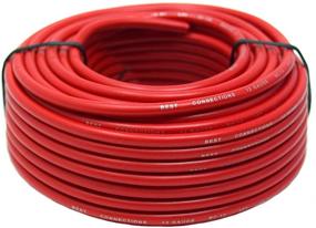 img 2 attached to 🔌 High-Quality 12 Gauge 7-Conductor Trailer Wire Light Cable Harness - 50 FT Per Roll in 7 Colors