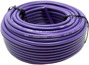 img 1 attached to 🔌 High-Quality 12 Gauge 7-Conductor Trailer Wire Light Cable Harness - 50 FT Per Roll in 7 Colors