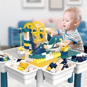 img 2 attached to 🧸 Versatile Toddlers Building Toys: Storage & Accessories Included for Interactive Activities