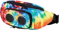 fannypack speakers bluetooth rechargeable bachelorette logo