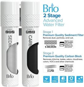 img 1 attached to 💦 Brio Countertop Self Cleaning Bottleless Water Cooler Dispenser with Filtration - Hot, Cold, and Room Temperature Water. Free Extra Replacement Filters Included - UL/Energy Star Approved - Find Hydration Convenience and Purity!