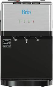 img 3 attached to 💦 Brio Countertop Self Cleaning Bottleless Water Cooler Dispenser with Filtration - Hot, Cold, and Room Temperature Water. Free Extra Replacement Filters Included - UL/Energy Star Approved - Find Hydration Convenience and Purity!