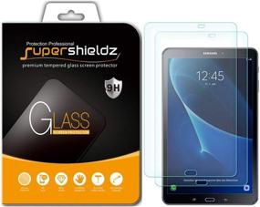 img 4 attached to 📱 (2 Pack) Supershieldz Tempered Glass Screen Protector for Samsung Galaxy Tab A 10.1 (2016 Release) - Anti Scratch, Bubble Free