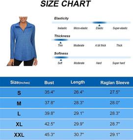 img 1 attached to 🏃 LURANEE Women's Long Sleeve Quarter Zip Pullover for Athletic Hiking, Running, and Workout Activities