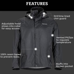 img 1 attached to Marmot Men's PreCip Jacket: The Perfect Lightweight & Waterproof Essential