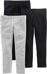 img 3 attached to 👖 Carter's Girls' 3-Pack Leggings - Simply Joyful Collection