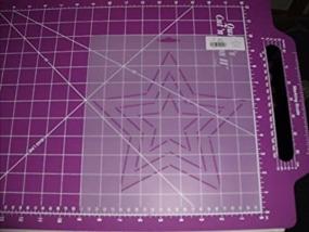 img 1 attached to 8-Inch Star Quilting Template