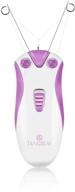 🌸 tangibay rose purple facial threading hair removal and cotton thread face epilator for women and ladies - electric cordless & rechargeable logo